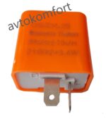 Универсално електронно реле за мигачи 6V - 12V за мотор, скутер, ATV – за LED и обикновени крушки 21W С Код МО 8974 - Image 4