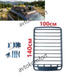 Универсален Метален багажник за покрив / скара за джип 4x4 (140x100x12 cm) за SUV и офроуд джип С Код АО 1555