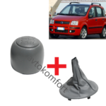 Топка за скоростен лост с маншон и рамка за FIAT PANDA II (2003-2012) — 5 скорости, Сива (OEM: 71775051) С Код Р 8416